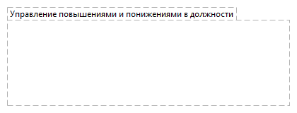 Управление повышениями и понижениями в должности
