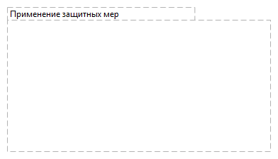 Применение защитных мер