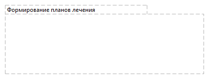Формирование планов лечения