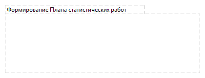 Формирование Плана статистических работ