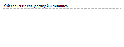 Обеспечение спецодеждой и питанием