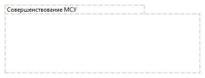Совершенствование МСУ